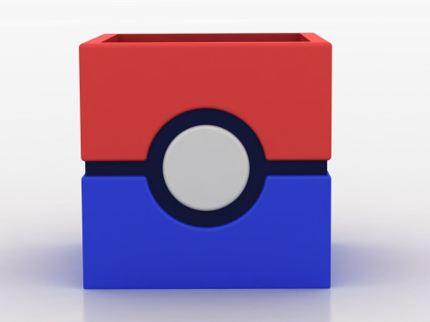 Pokeball Planter Modello di stampa 3D