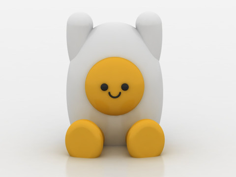 Egg Toy Figurine Modello di stampa 3D