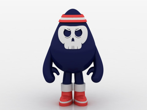Grim Reaper Character Modello di stampa 3D