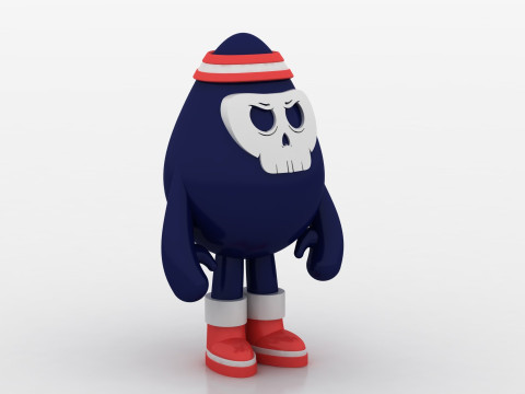 Grim Reaper Character 3D 打印模型