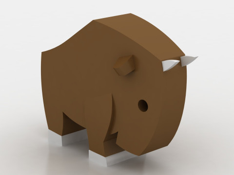 Buffalo Toy Modelo de impresión 3D