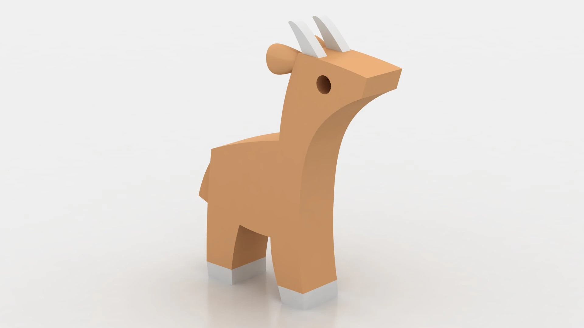 羚羊玩具 3D 打印模型 .c4d .max .obj .3ds .fbx .stl .blend 