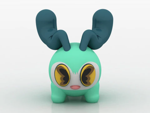 奇幻生物雕像 3D 打印模型