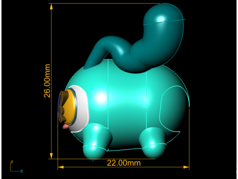 Fantasy Creature Figurine Model do druku 3D