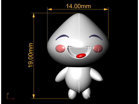 Chibi 3D Druckmodell