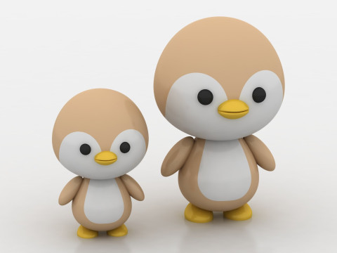 3D penguin model Modelo de impresión 3D