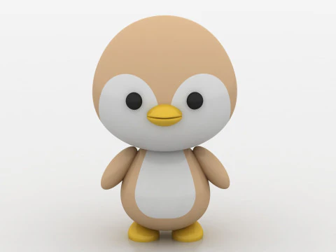 3D penguin model 3D Print Model