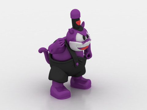 3D cartoon villain 3D printmodel