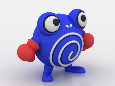 Boxing frog toy Modelo de impresión 3D