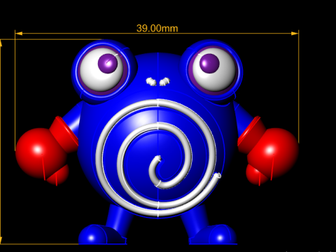 Boxing frog toy 3D Print Model