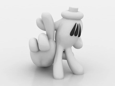 3D 抽象人物 3D 打印模型