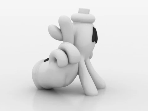 3D abstract character 3D Print Model