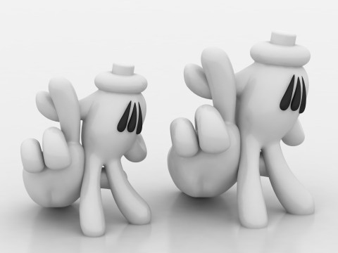 3D abstract character 3Dプリントモデル
