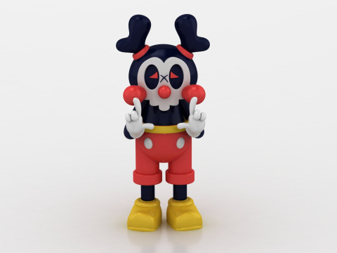 3D clown model 3D Принт Модель
