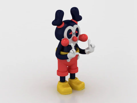 3D clown model 3D Print Model