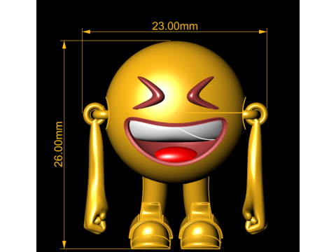 3D emoji model 3Dプリントモデル