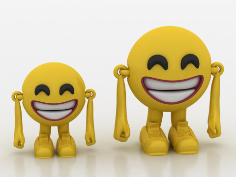 Smiley emoji 3Dmodel Model Cetak 3D