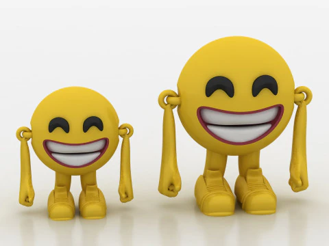 Smiley emoji 3Dmodel 3D Print Model