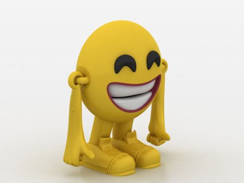 Smiley emoji 3Dmodel Model Cetak 3D