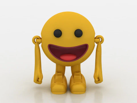 Emoji de desenho animado Modelo de Impressão 3D