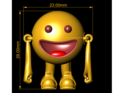 Cartoon emoji 3D 프린트 모델