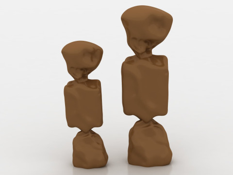 Abstract 3D प्रिंट मॉडल