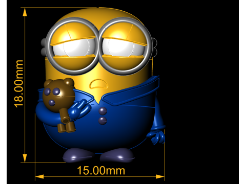 3D cartoon character Modèles 3D en vedette