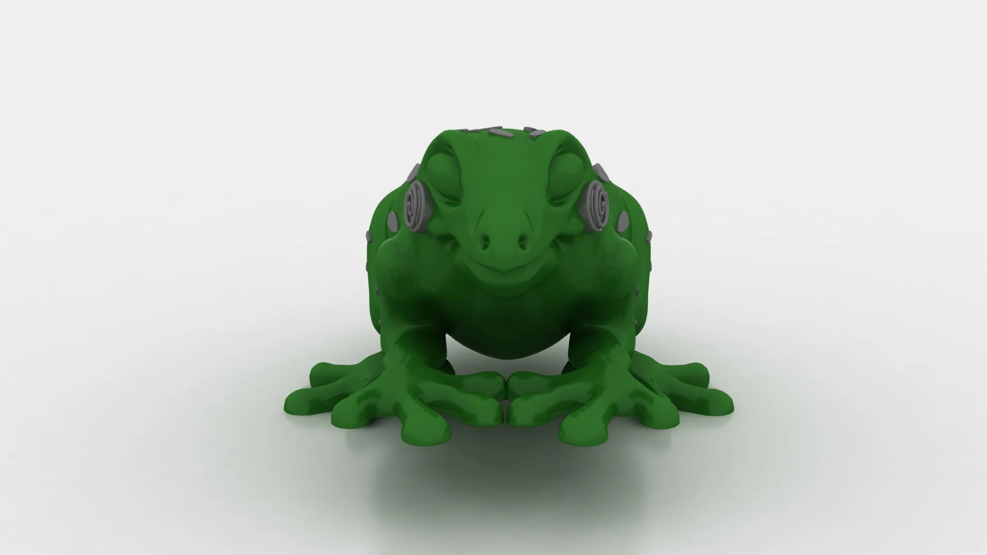 3D frog model 3D Print Model .c4d .max .obj .3ds .fbx .stl .blend 