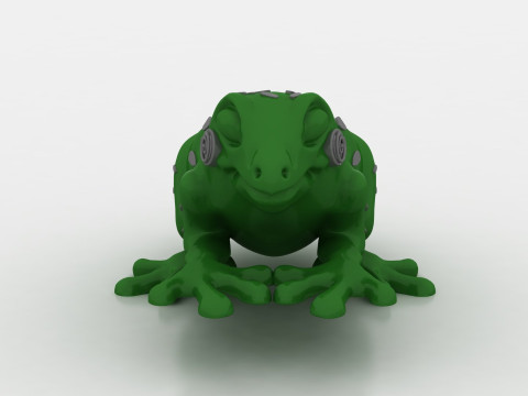 3D frog model 3D 打印模型