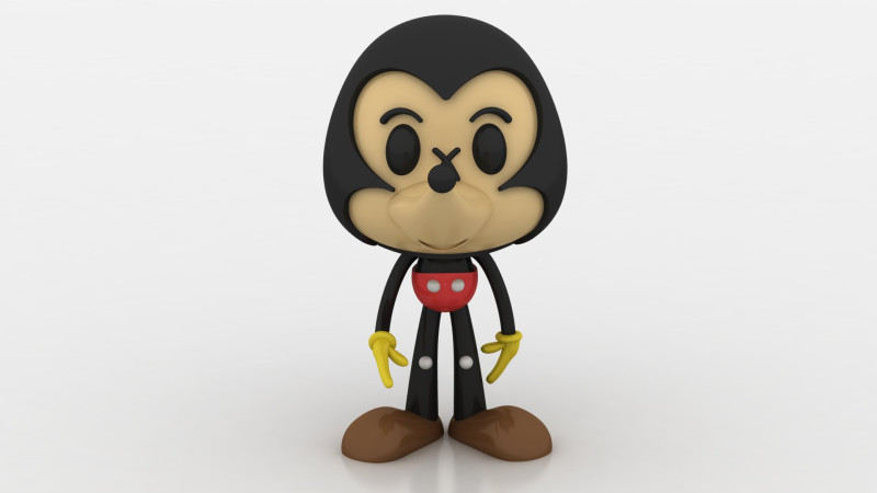 Stylized character 3Dプリントモデル .c4d .max .obj .3ds .fbx .stl .blend