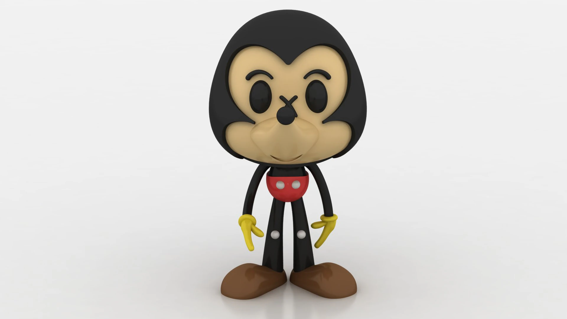 Stylized character 3D Print Model .c4d .max .obj .3ds .fbx .stl .blend 