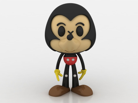 Stylized character 3D 打印模型