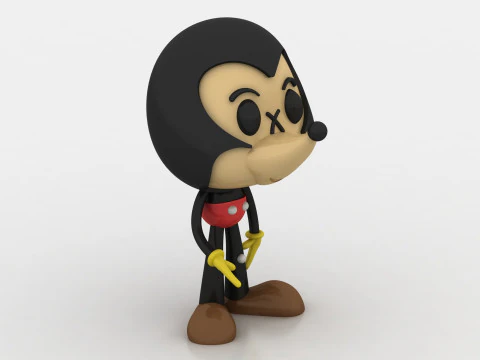 Stylized character 3D Print Model