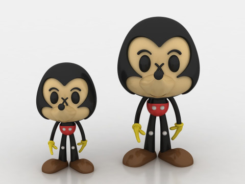 Stylized character 3Dプリントモデル