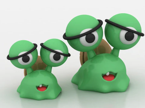 3D snail character 3D Print Model