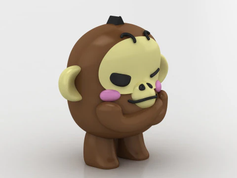 3D monkey model 3D Print Model