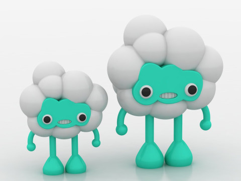 Cloud character Modelo de impresión 3D