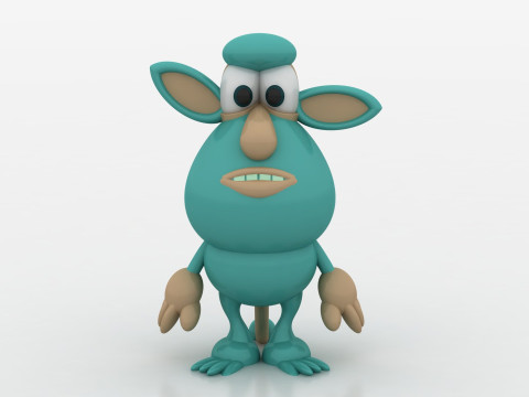 Cartoon creature Modelo de Impressão 3D