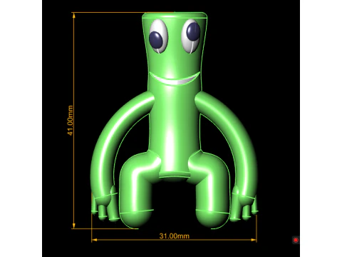 Cartoon stick figure 3D Print Model
