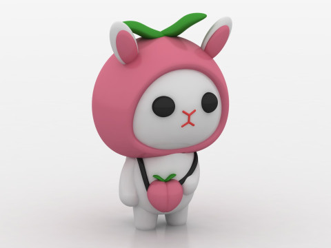 Kawaii bunny 3D Print Model