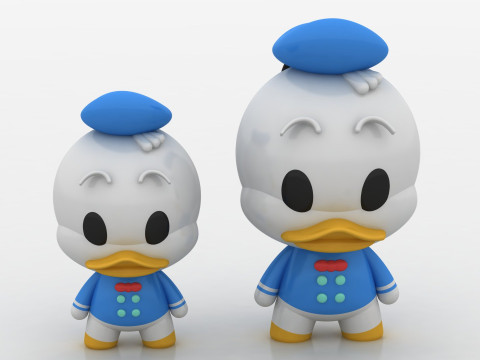 Chibi duck 3D printmodel