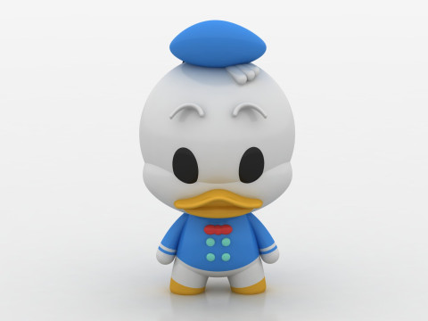 Chibi duck 3D printmodel