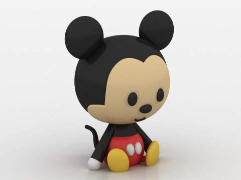 Chibi mouse toy Modelo de impresión 3D