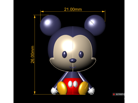 Chibi mouse toy Modelo de impresión 3D
