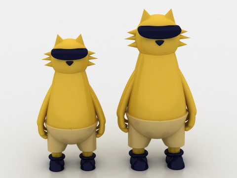Cool cat 3D Принт Модель