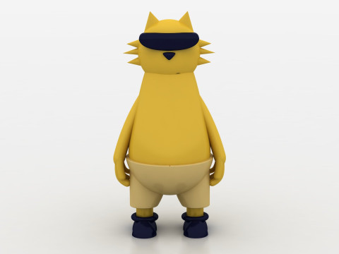 Cool cat Modelo de impresión 3D