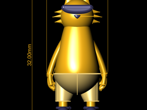 Cool cat Modelo de impresión 3D