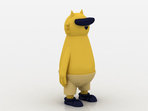 Cool cat Modelo de impresión 3D