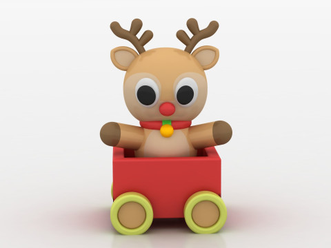 Christmas reindeer 3D 打印模型