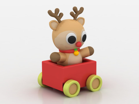 Christmas reindeer 3D 打印模型